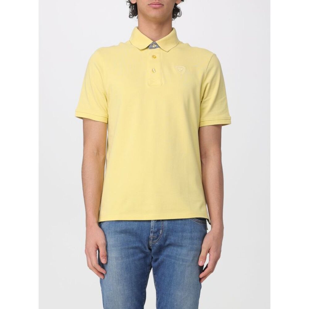 Blauer Men Cotton Polo Shirt Blauer